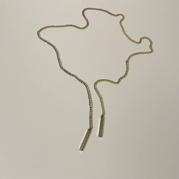 Michael Kors Gold Tone Lace Up Chain - Picture 6 of 10